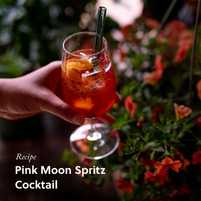 Pink Moon Aperol Spritz Cocktail